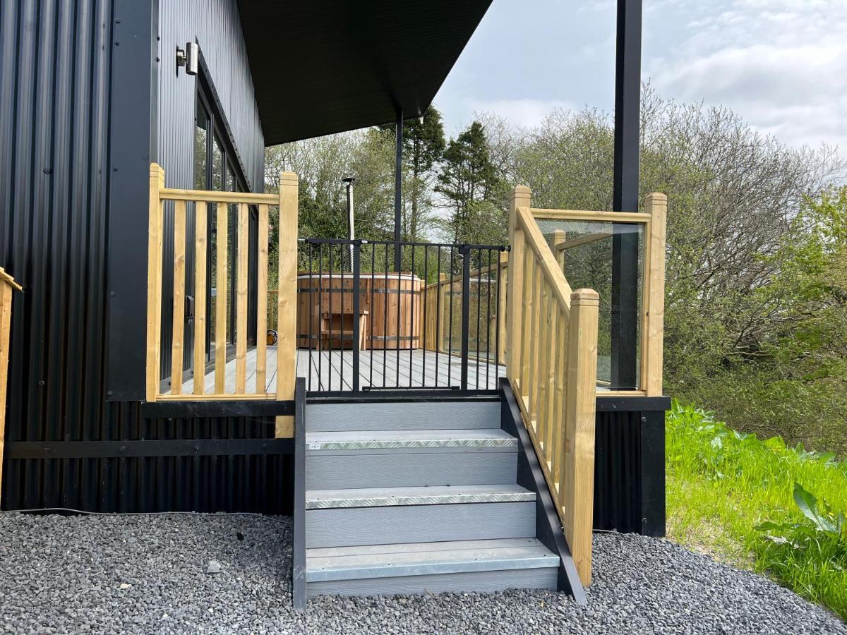 Luxury Lodge In The Treetops Llanbrynmair Exterior photo